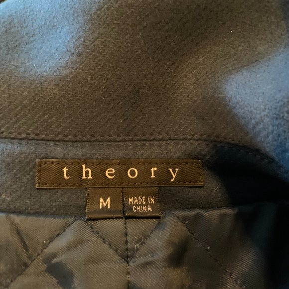 Theory Sz M Blue Peacoat - Picture 4 of 4